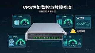 VPS性能监控与故障排查实战：CPU、内存、磁盘、网络一次讲清楚